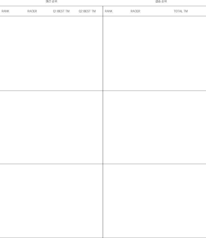 ROUND.1 경기 결과